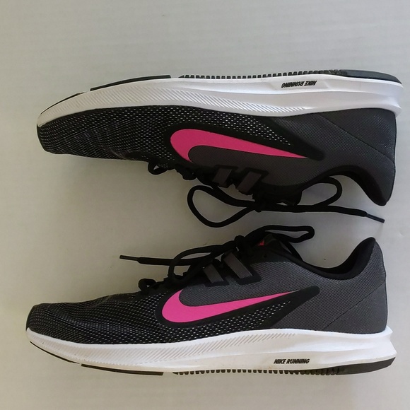 Nike Downshifter Running Sneaker 10 Black Pink - Picture 12 of 16